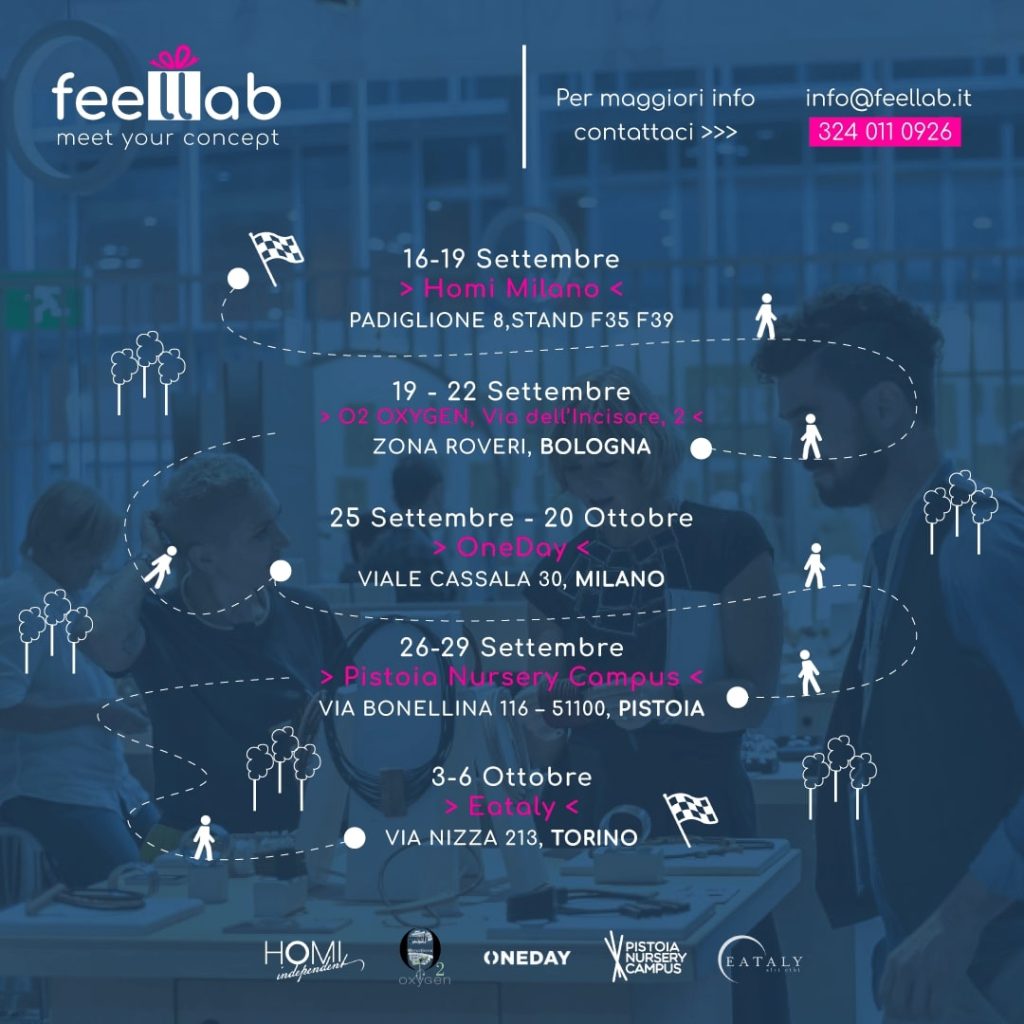 eventi e showroom settembre ottobre 2022 di feellab